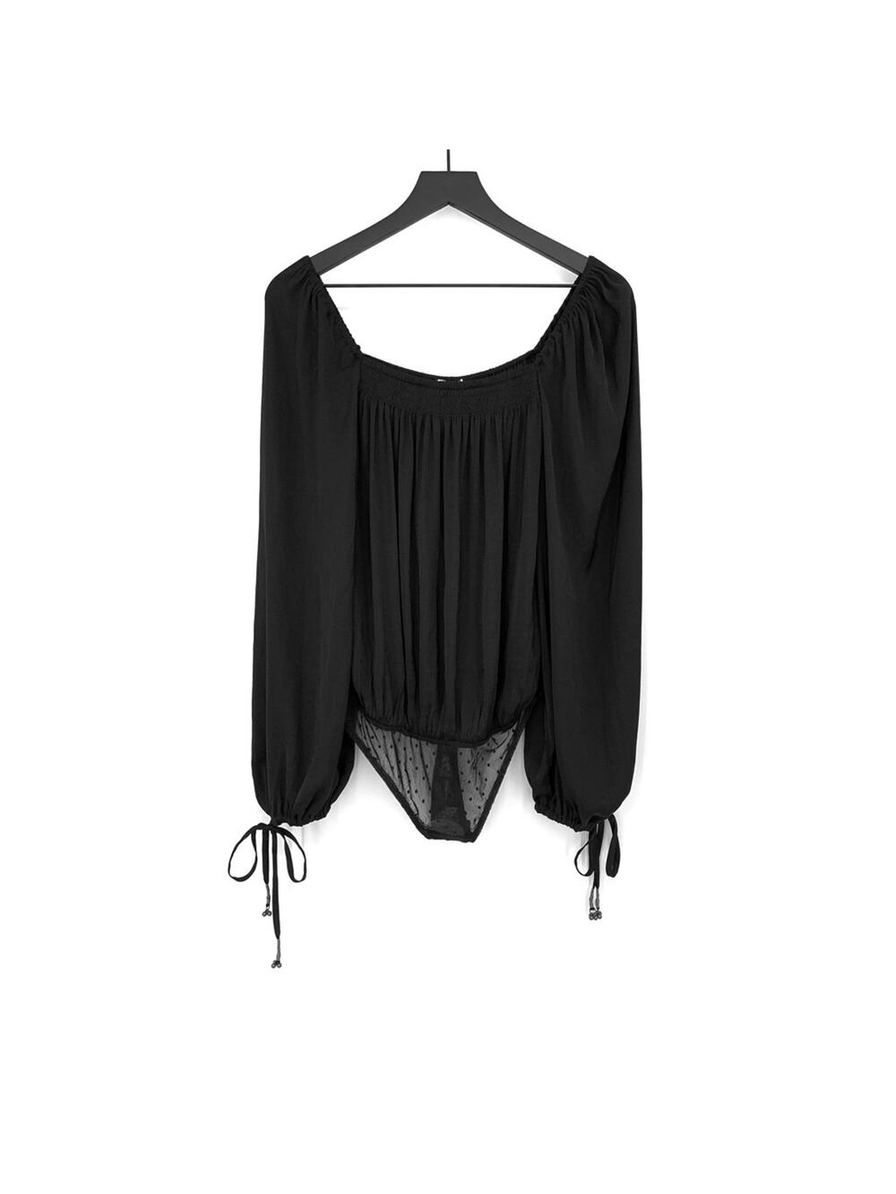 NWT INTIMATELY FREE PEOPLE Another Round Bodysuit Black S